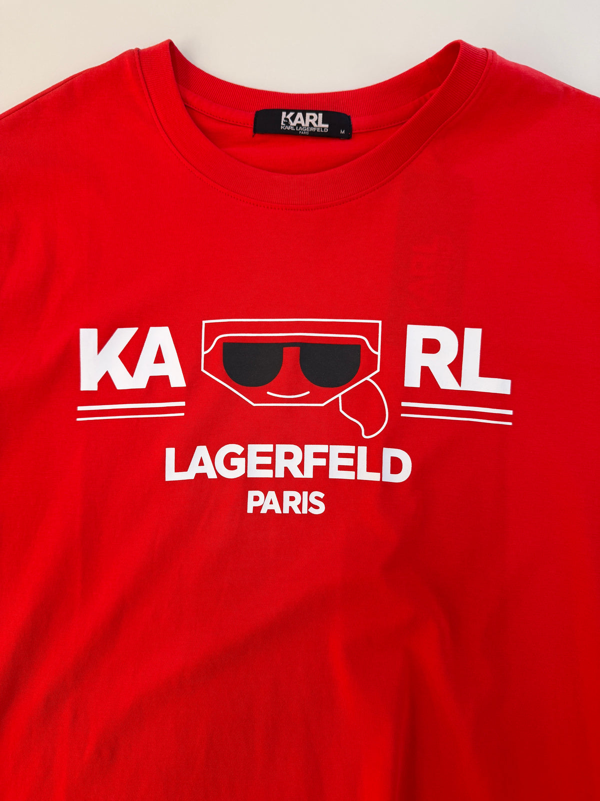 Camiseta Diseño Karl Lagerfeld Rojo