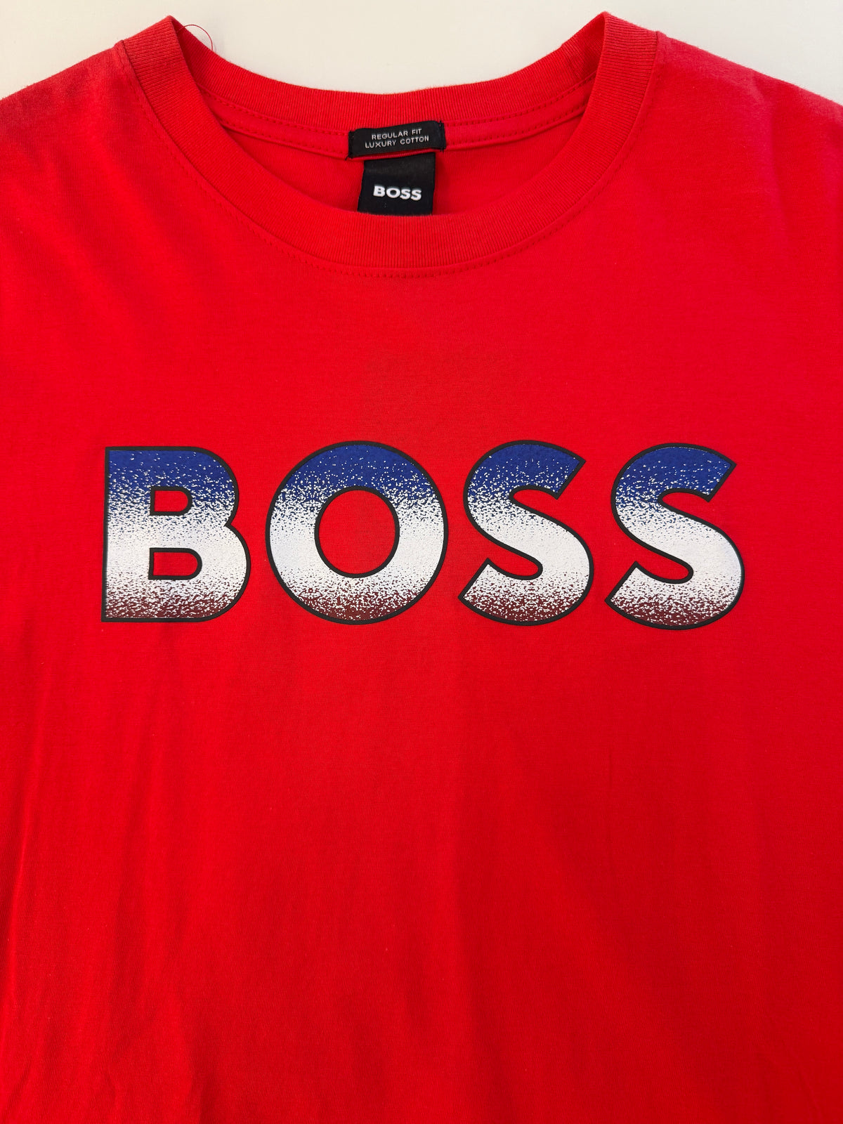 Camiseta Diseño Boss Rojo