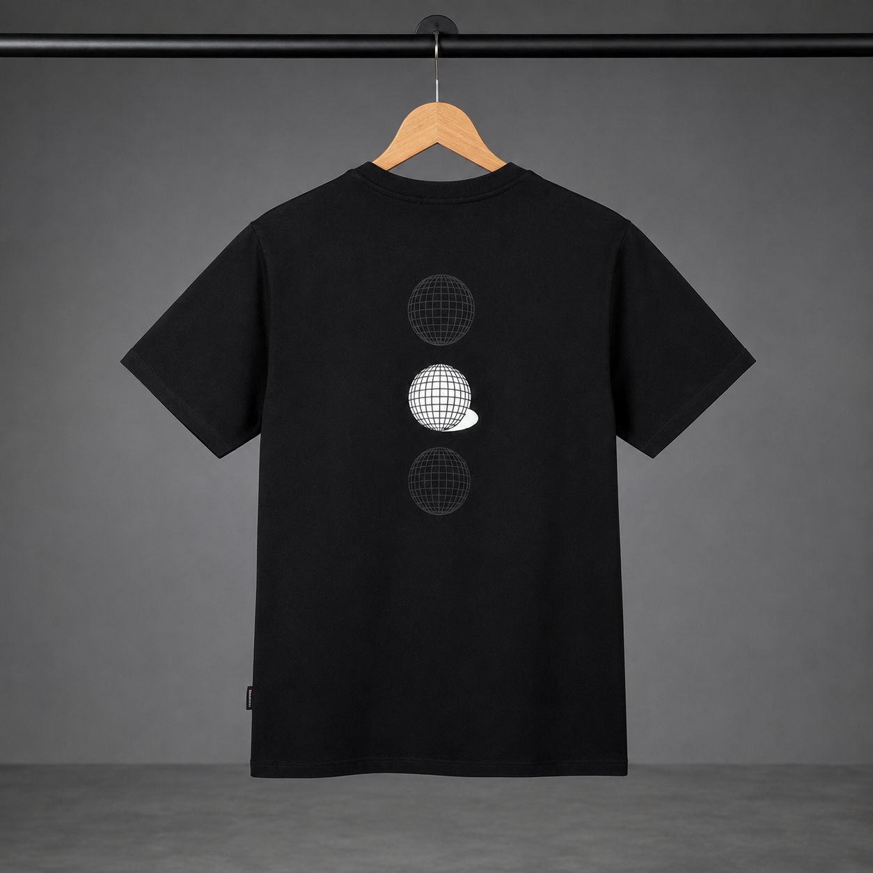 Camiseta Algodón Pima HB Negro