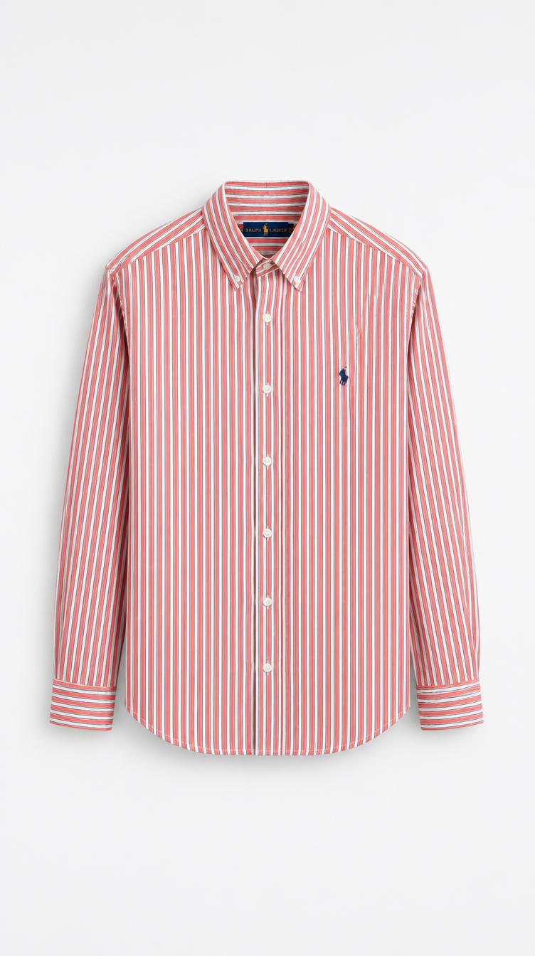 Camisa Manga Larga Ralph Lauren Lineas