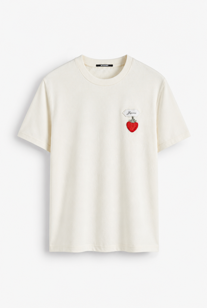 Camiseta Jacquemus Fresa Beige