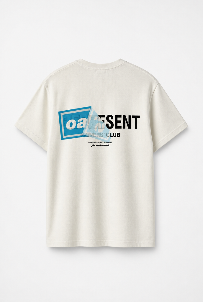 Camiseta Represent Logo Oasis Blanco