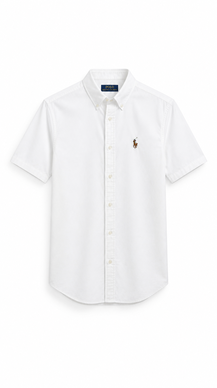 Camisa Manga Corta Oxford