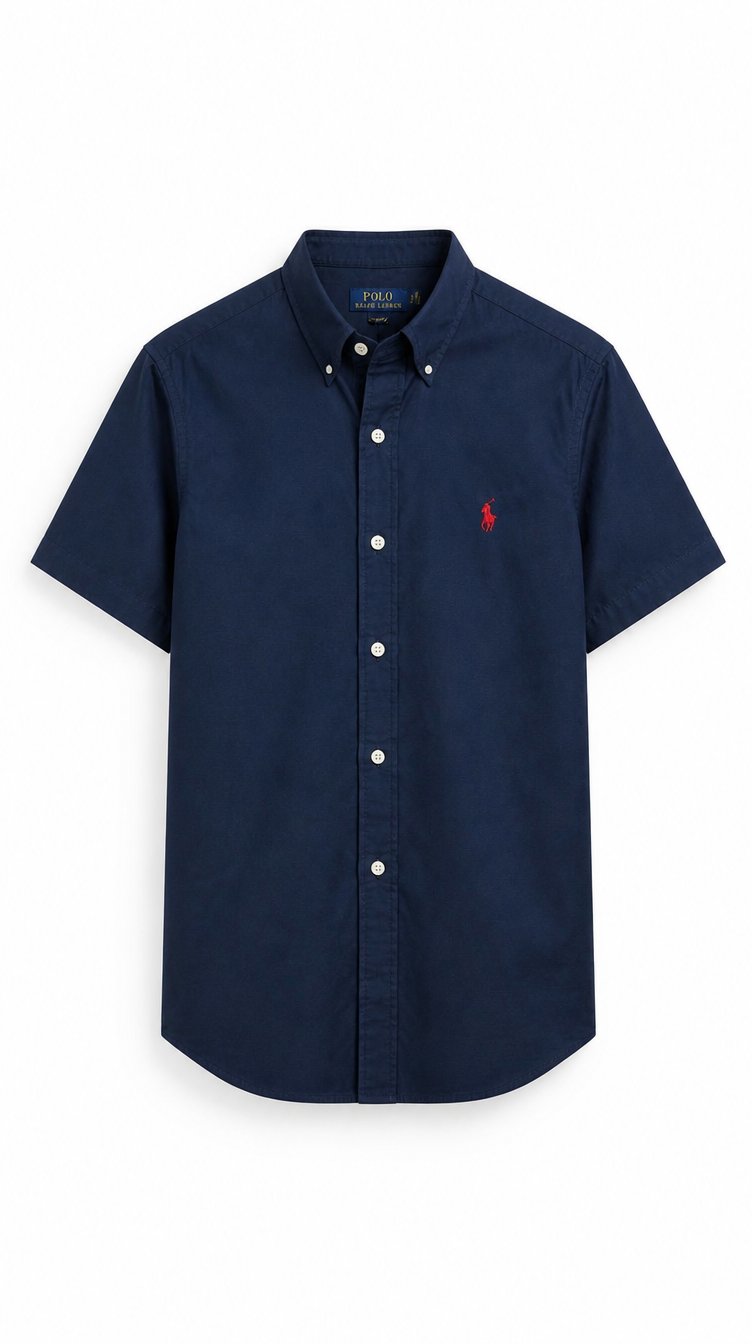 Camisa Manga Corta Oxford