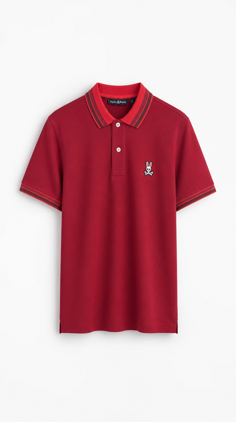 Polo Algodón PB Rojo Cuello