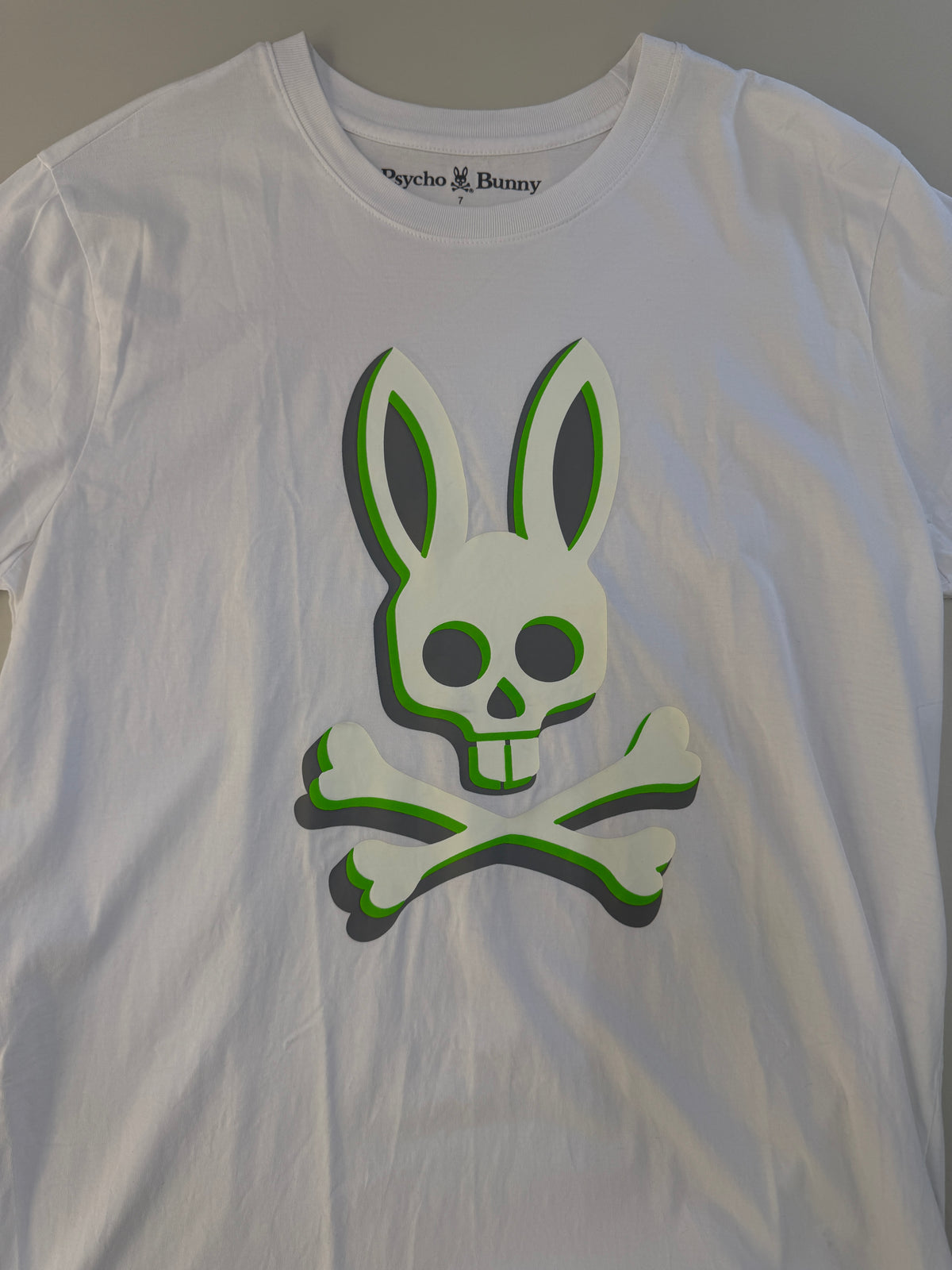 Camiseta Diseño Psycho Bunny Blanco