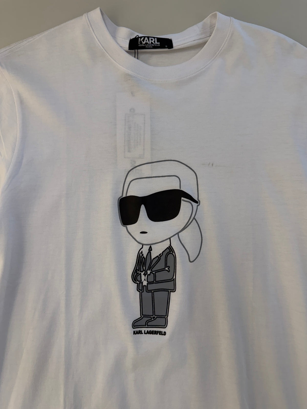 Camiseta Diseño Karl Lagerfeld Blanco
