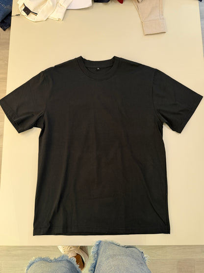 Camiseta Oversize Clásica Negro