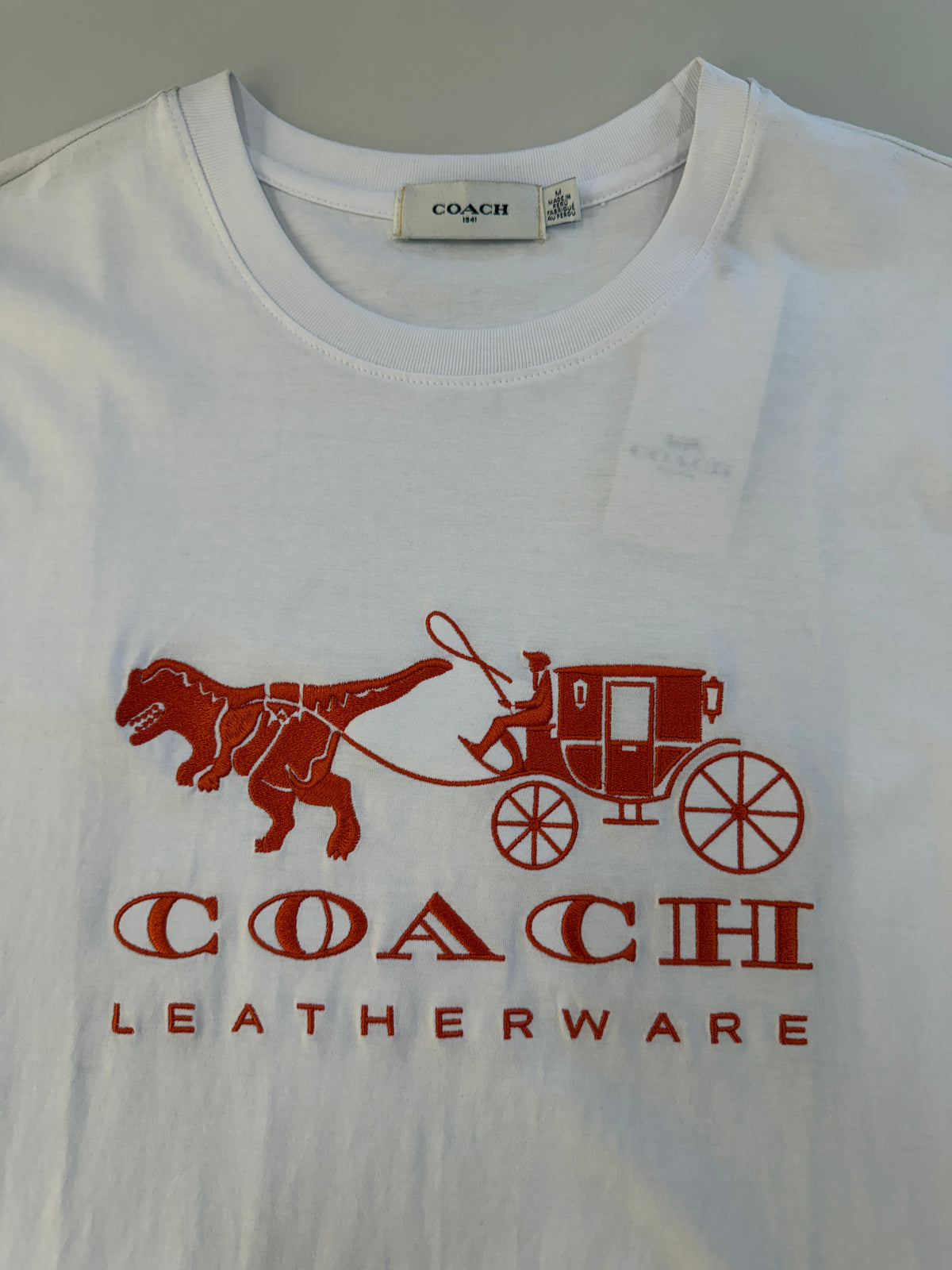 Camiseta Diseño Coach Blanco