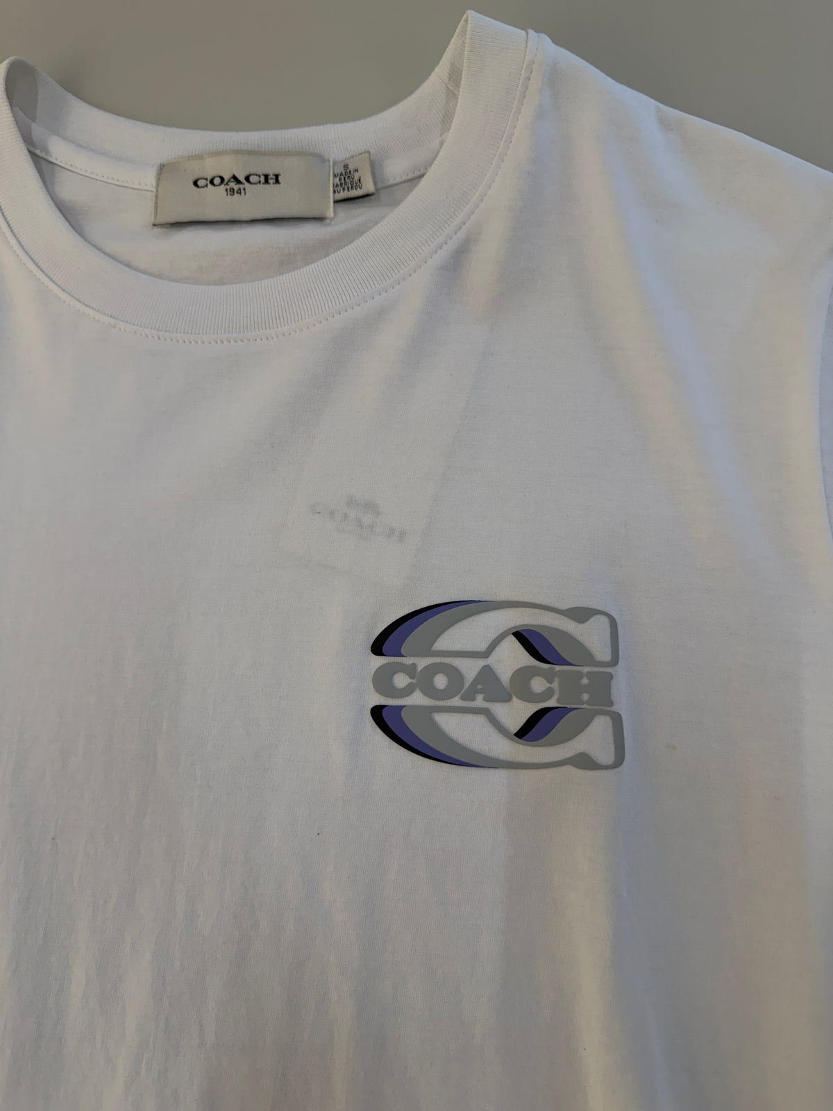 Camiseta Diseño Coach Blanco