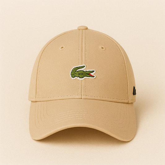 Gorra Lacoste Beige | Elegancia Casual