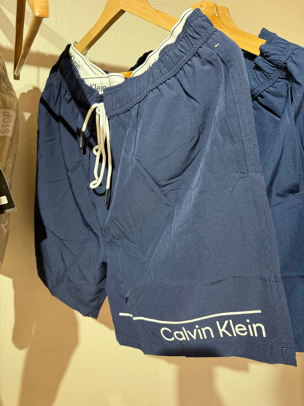 Pantaloneta Playera Calvin Klein Azul Oscuro