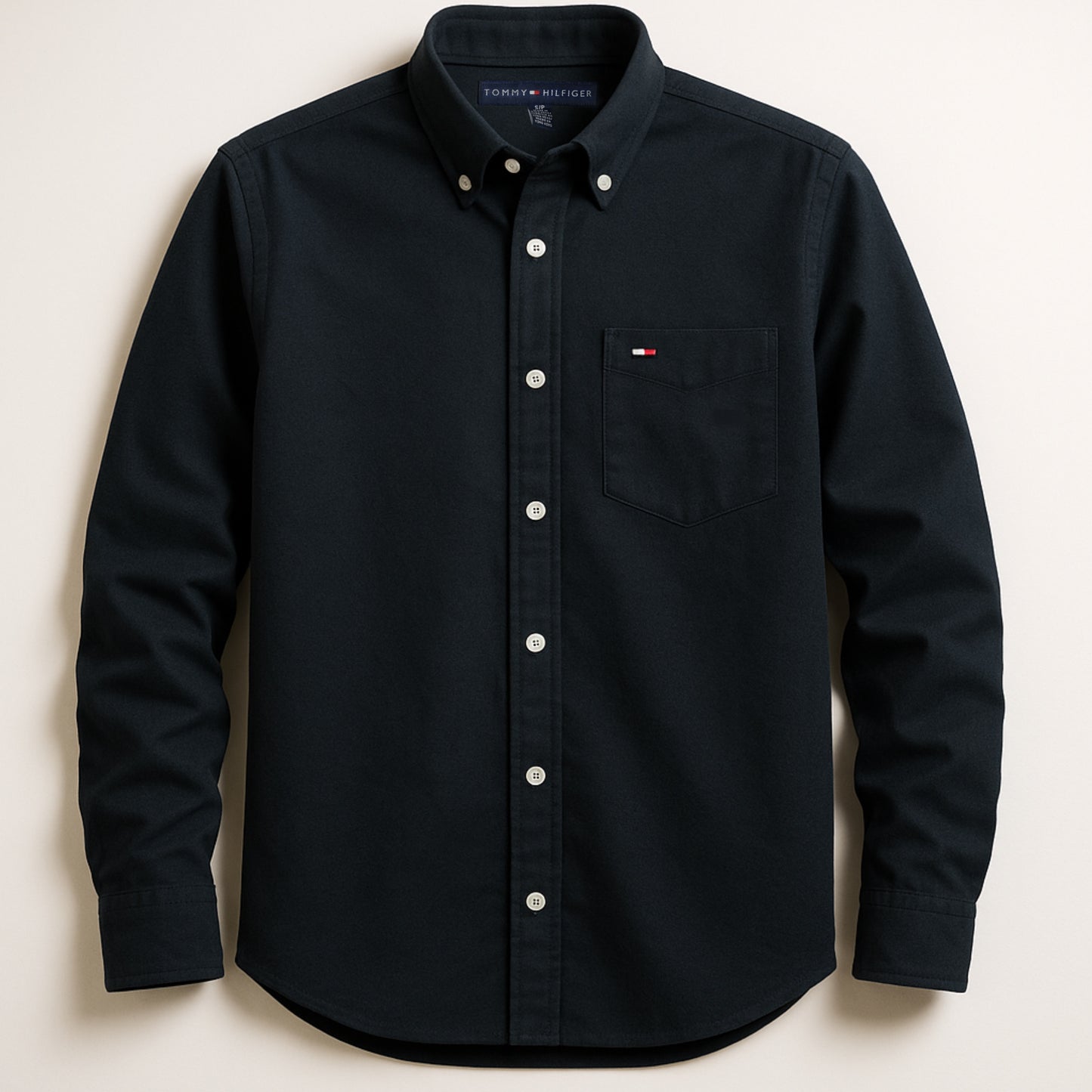 Camisa Manga Larga TOMMY Bolsillo