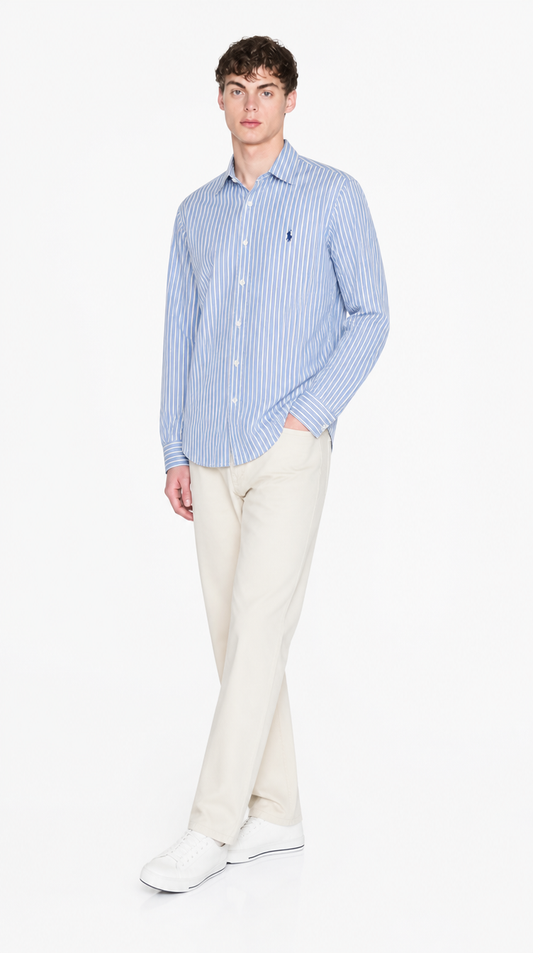 Camisa Manga Larga Ralph Lauren Lineas