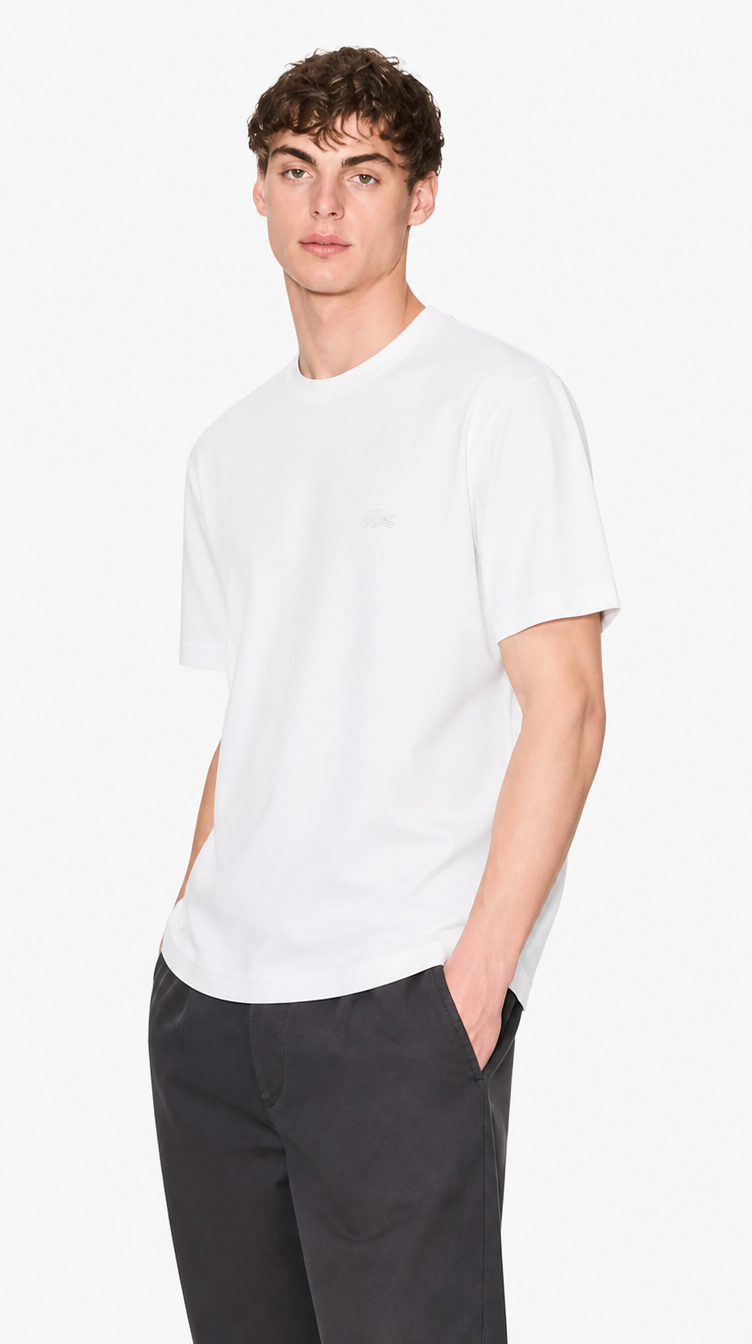 Camiseta Algodón Pima Clásica Blanco