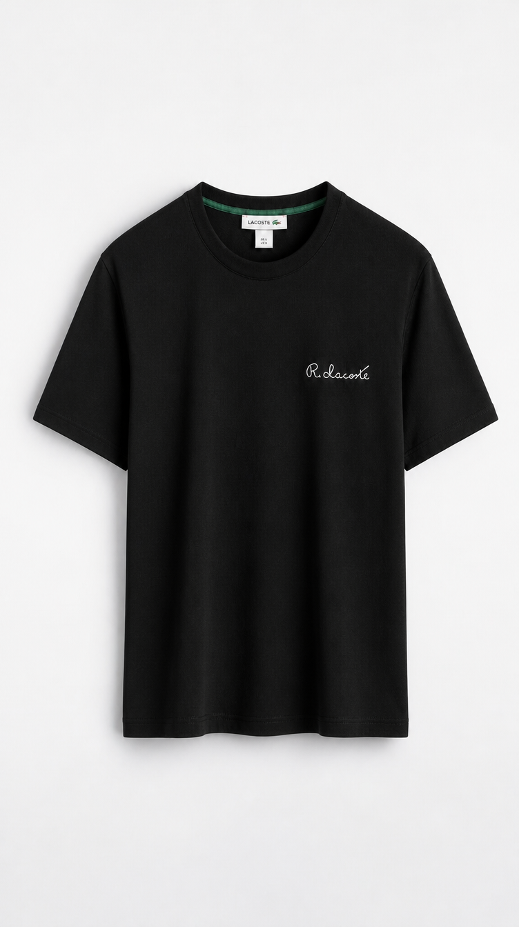 Camiseta Algodón Pima Clásica Negro