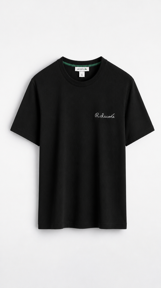 Camiseta Algodón Pima Clásica Negro
