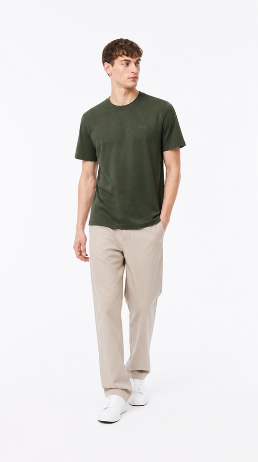Camiseta Algodón Pima Clásica Verde
