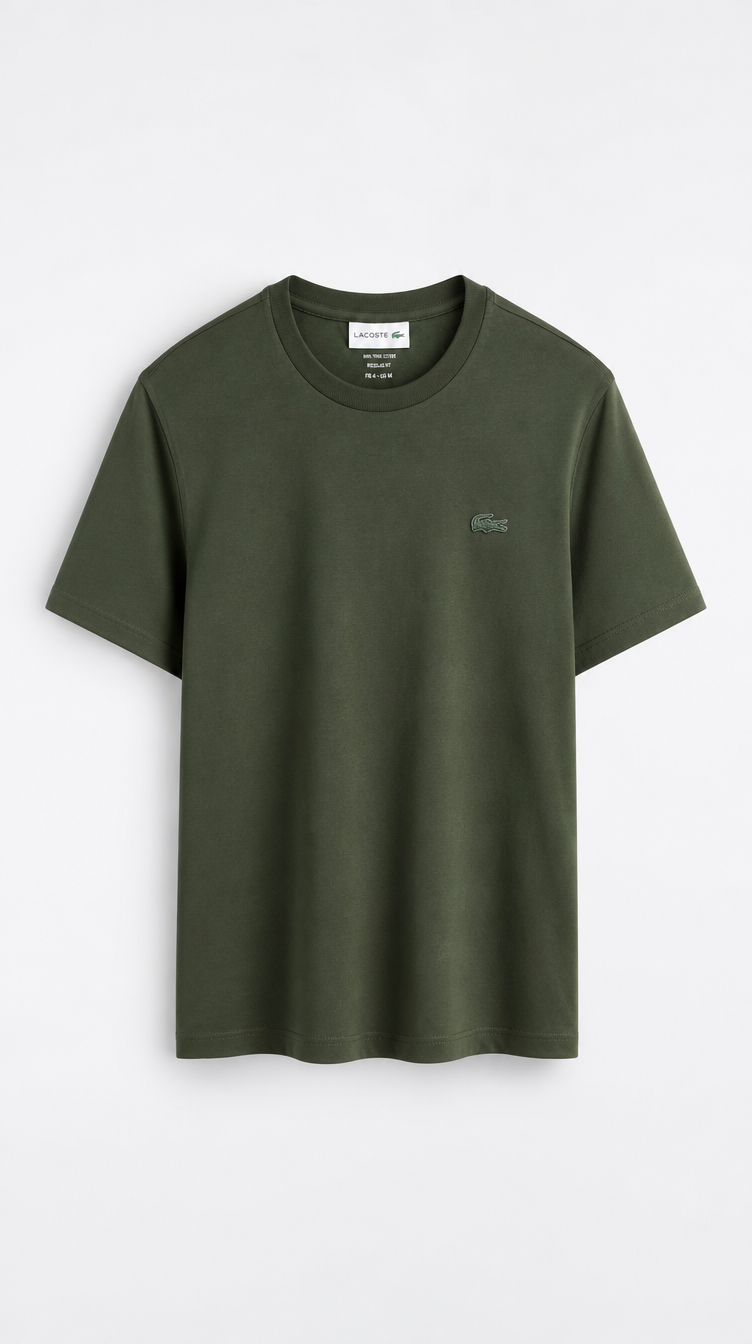 Camiseta Algodón Pima Clásica Verde