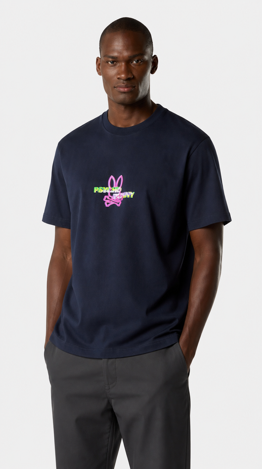 Camiseta Algodón Pima PB Azul Oscuro