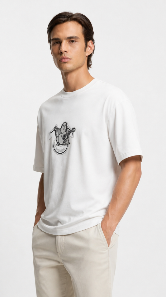 Camiseta Algodón Pima True Religion Blanco