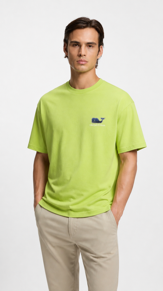Camiseta Algodón Pima Vineyard Vines Verde
