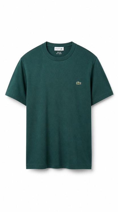 Camiseta Clásica Lacoste Algodón Verde