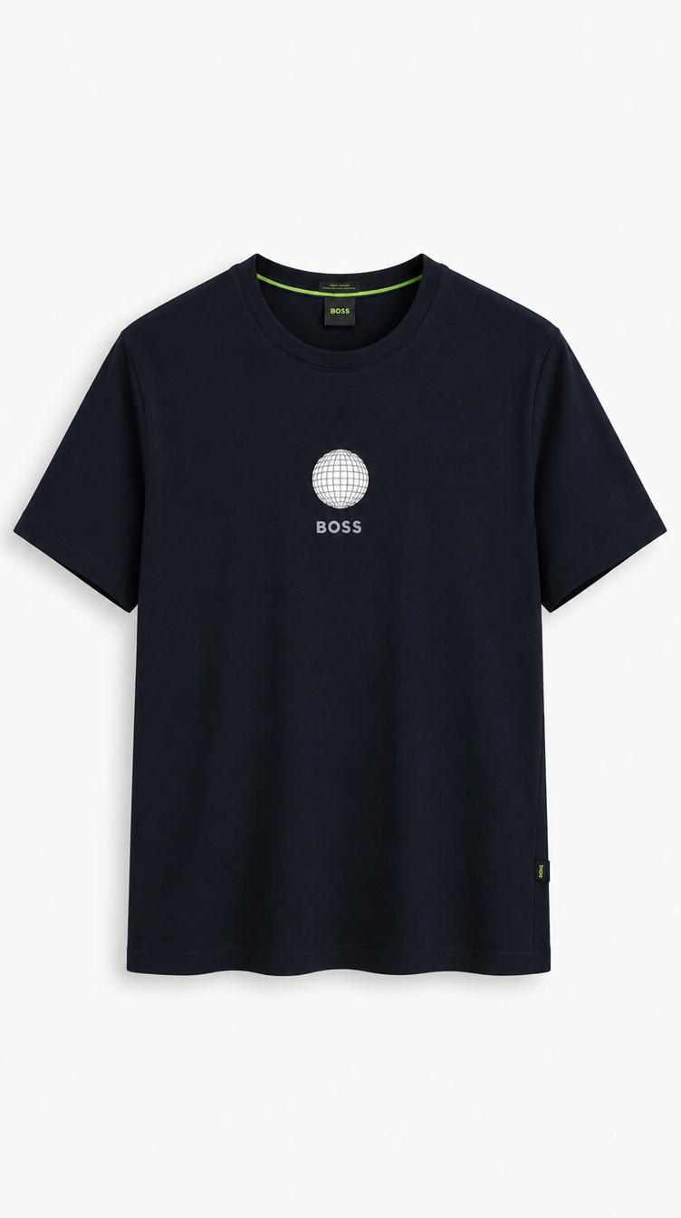 Camiseta Algodón Pima HB Azul Oscuro