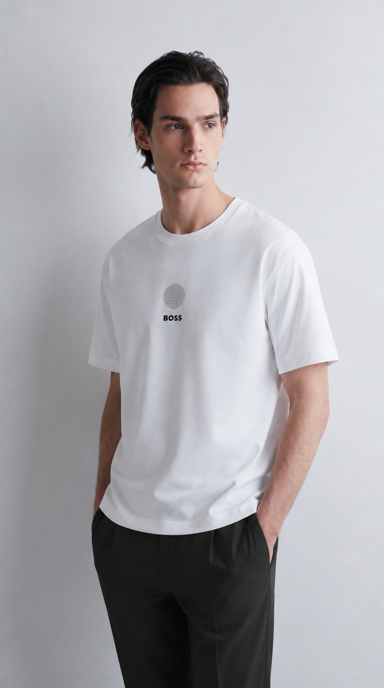 Camiseta Algodón Pima HB Negro