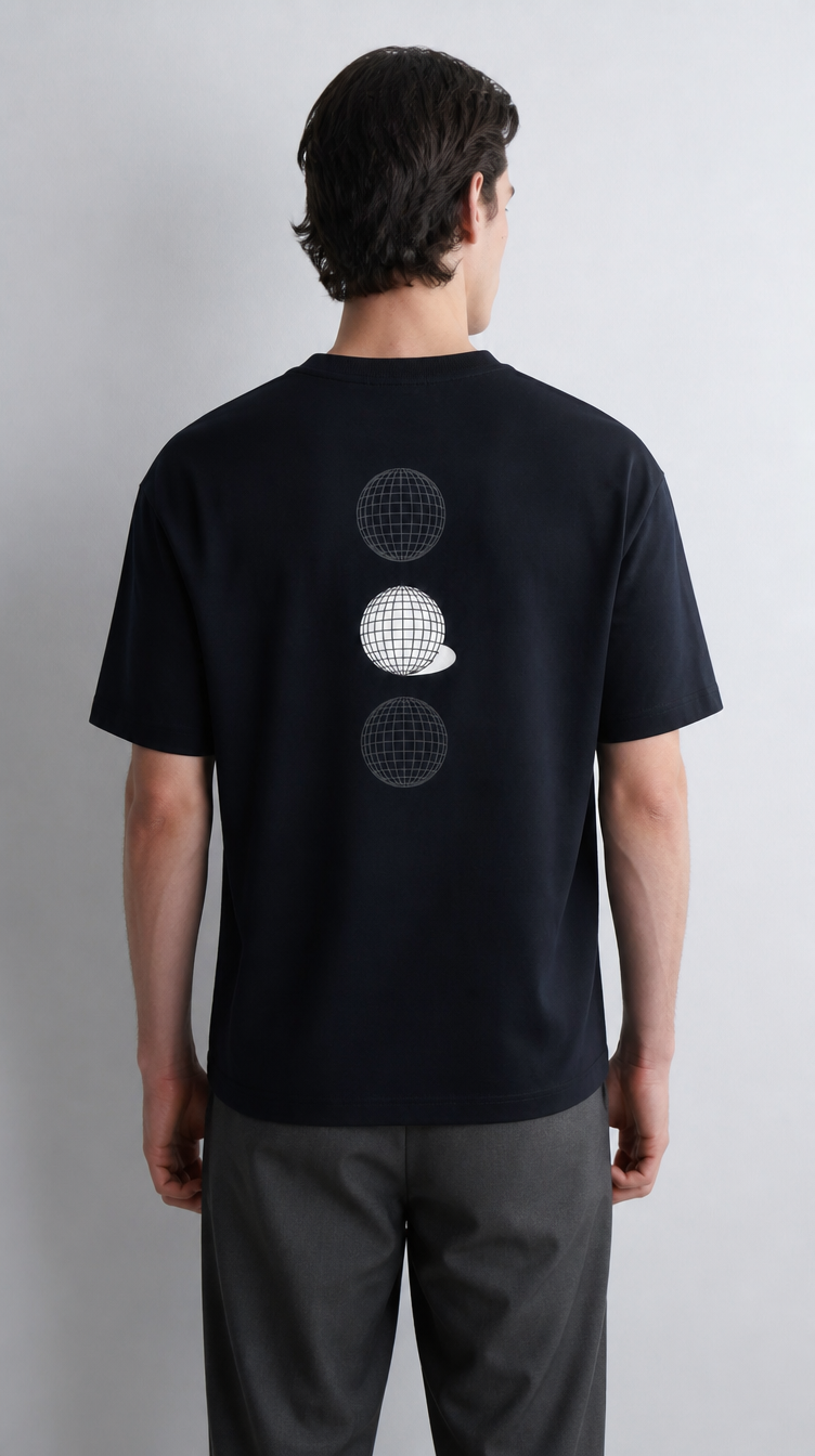 Camiseta Algodón Pima HB Azul Oscuro