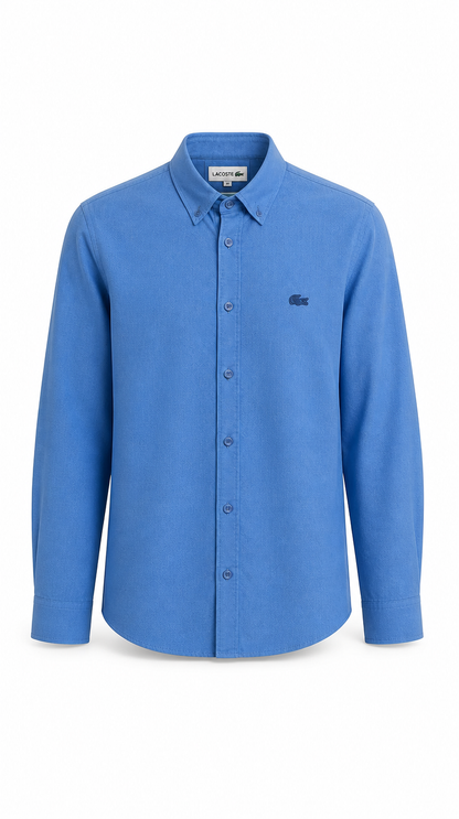 Camisa Manga Larga Lacoste Tono a Tono