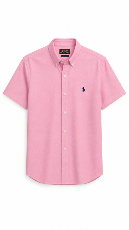 Camisa Manga Corta Oxford