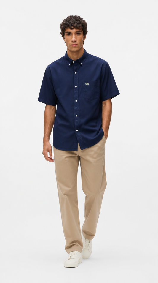 Camisa Manga Corta Oxford