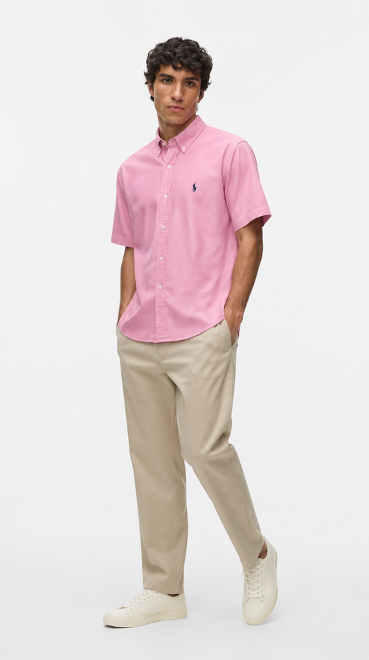 Camisa Manga Corta Oxford
