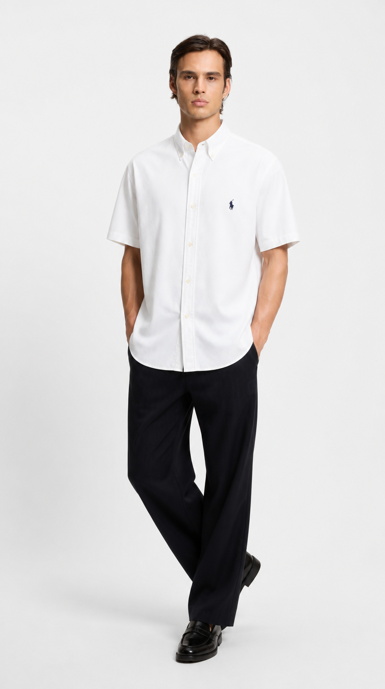 Camisa Manga Corta Oxford
