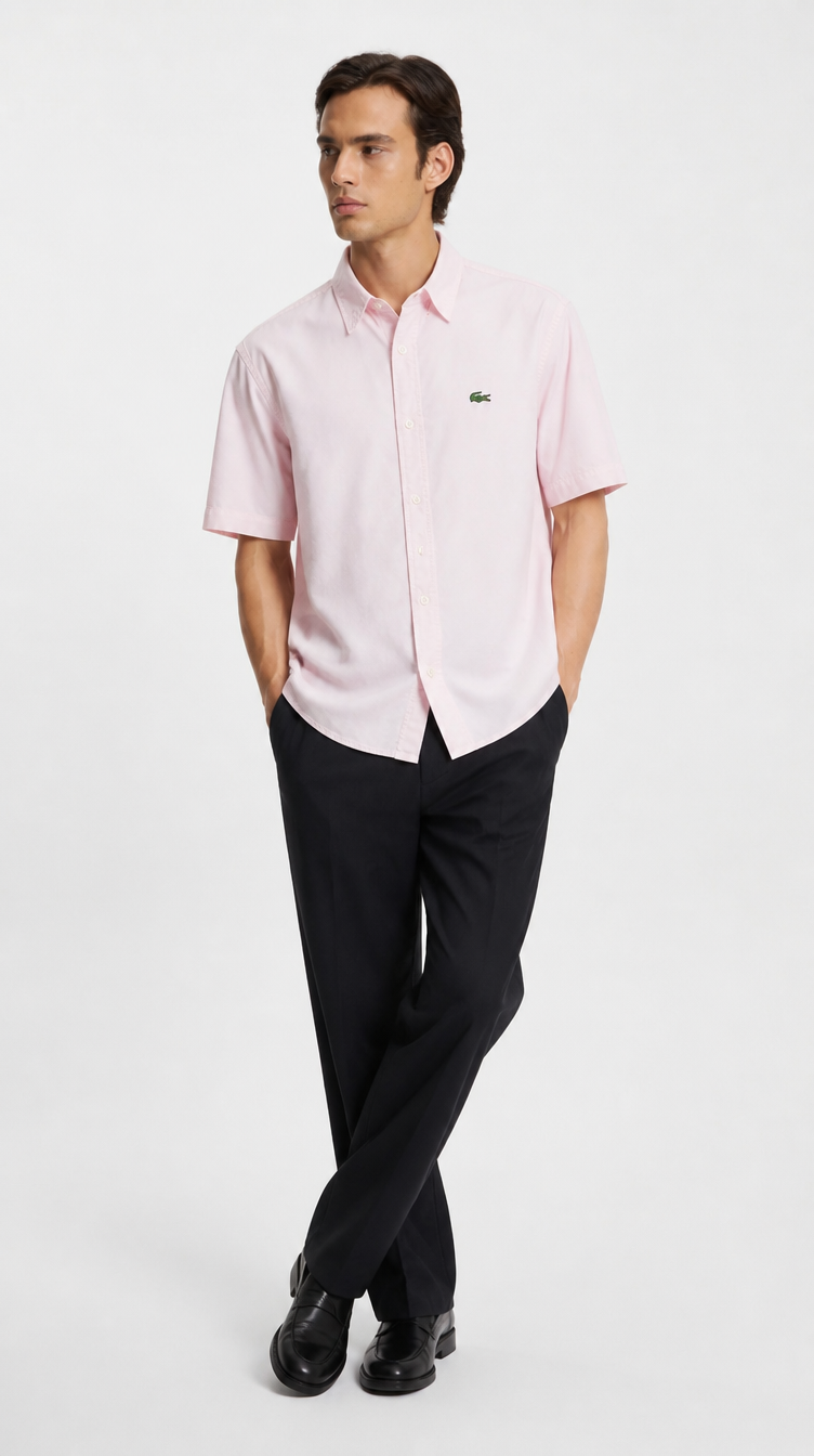 Camisa Manga Corta Oxford
