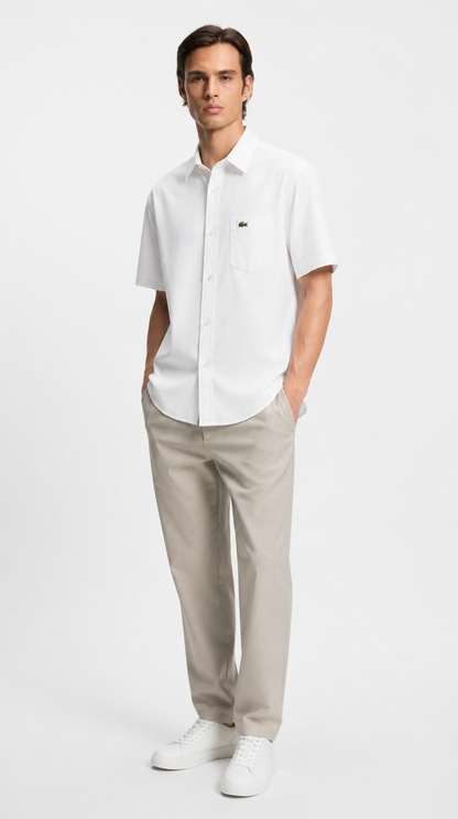 Camisa Manga Corta Oxford
