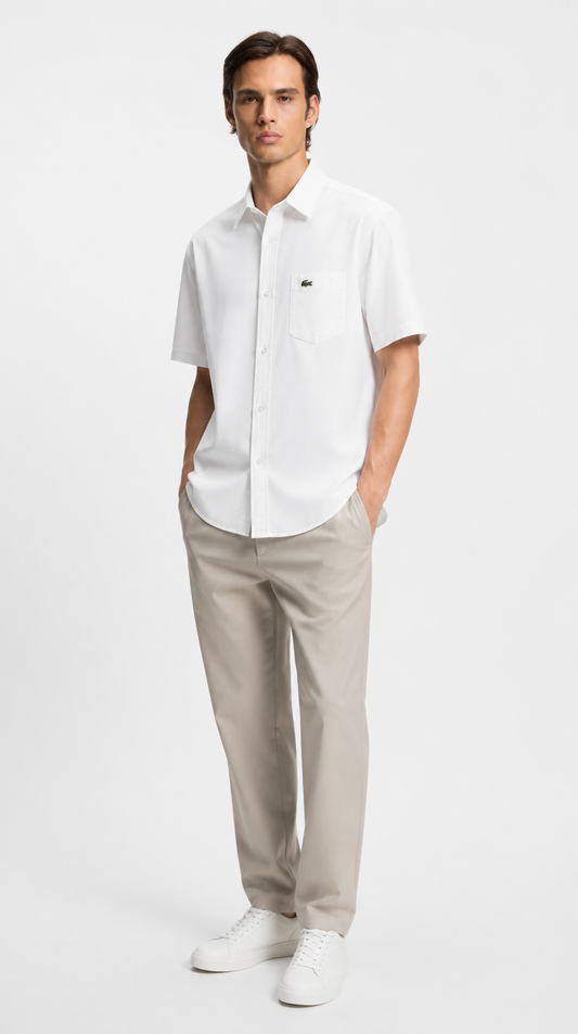 Camisa Manga Corta Oxford
