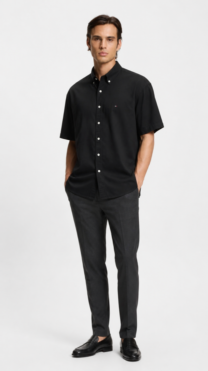 Camisa Manga Corta Oxford