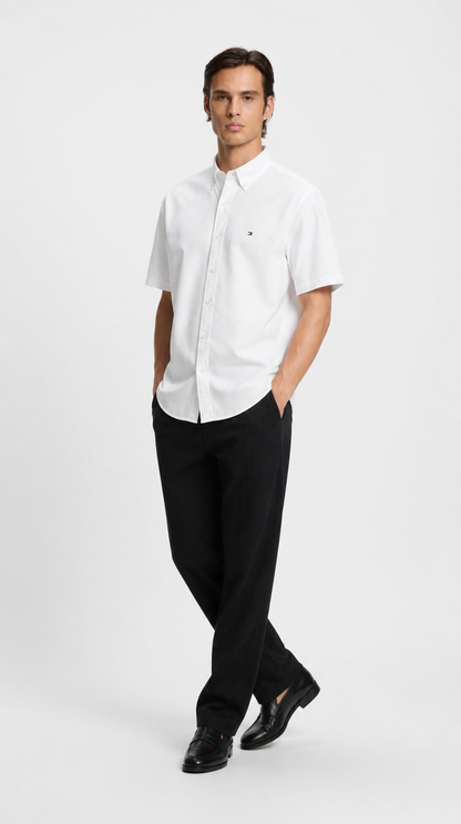 Camisa Manga Corta Oxford