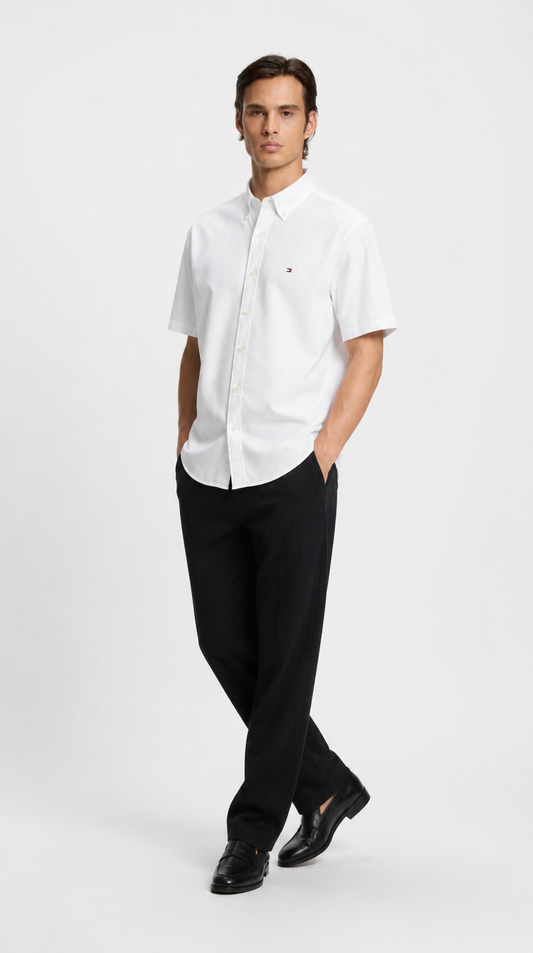 Camisa Manga Corta Oxford