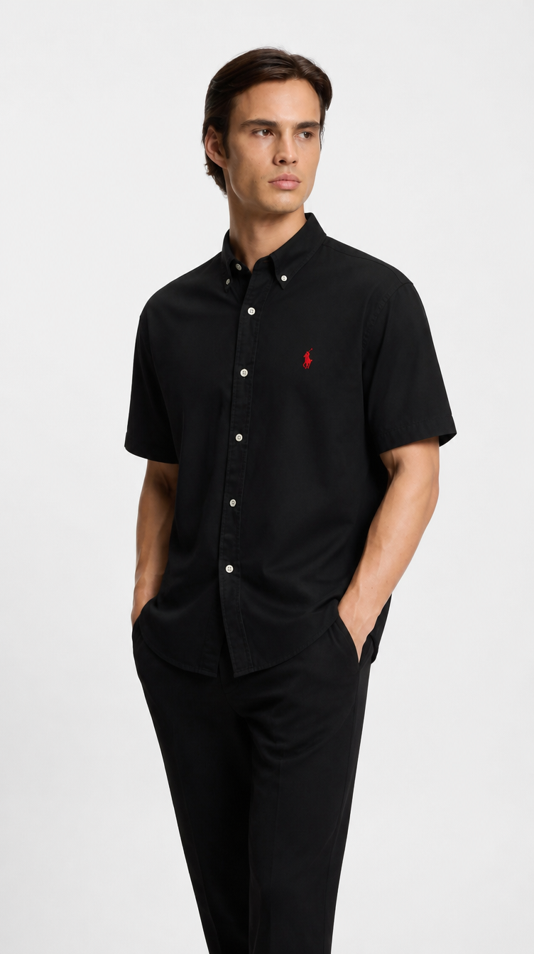 Camisa Manga Corta Oxford