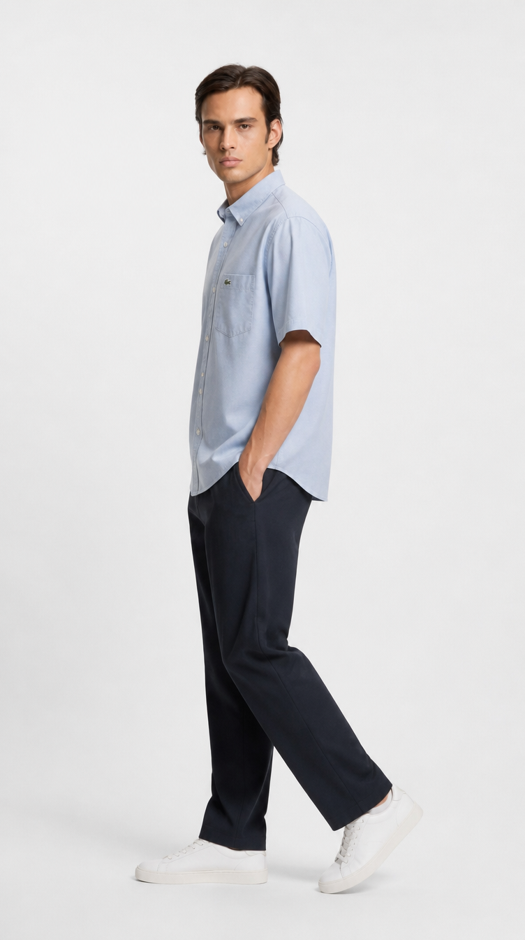 Camisa Manga Corta Oxford