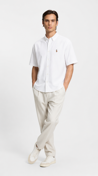 Camisa Manga Corta Oxford