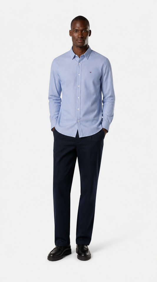 Camisa Manga Larga Tommy Lineas