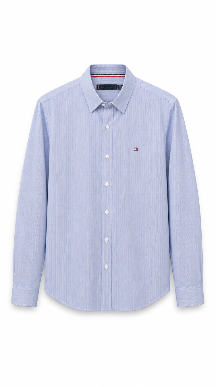 Camisa Manga Larga Tommy Lineas