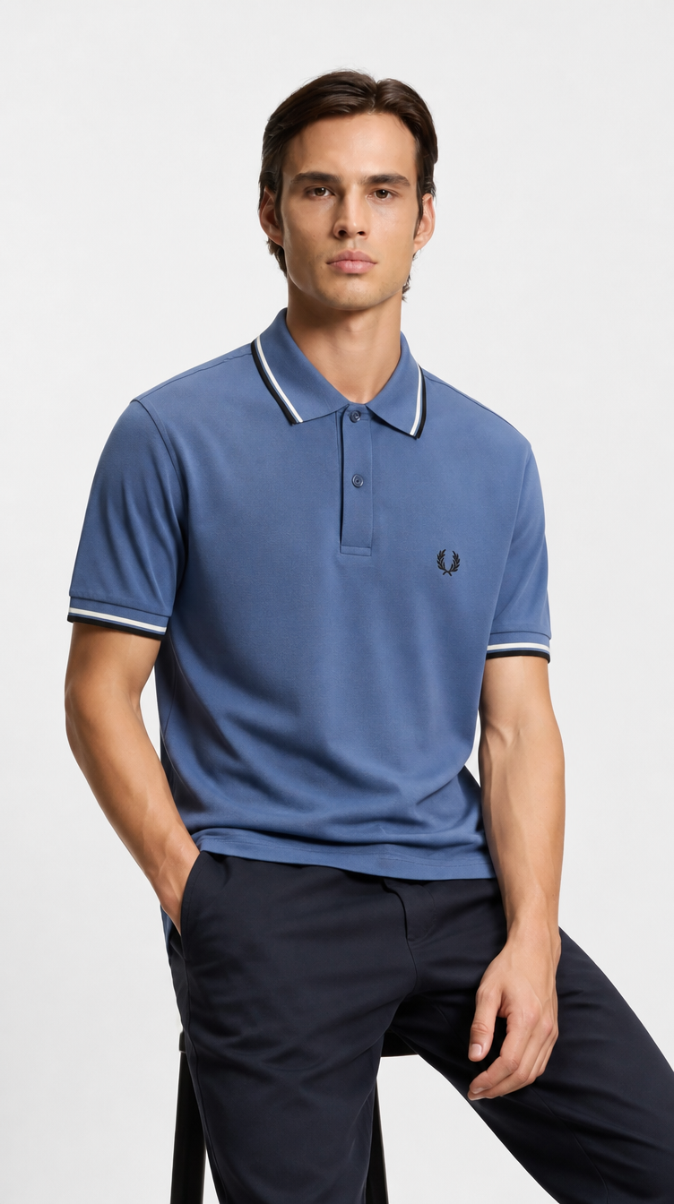 Polo Algodón Fred Perry Azul