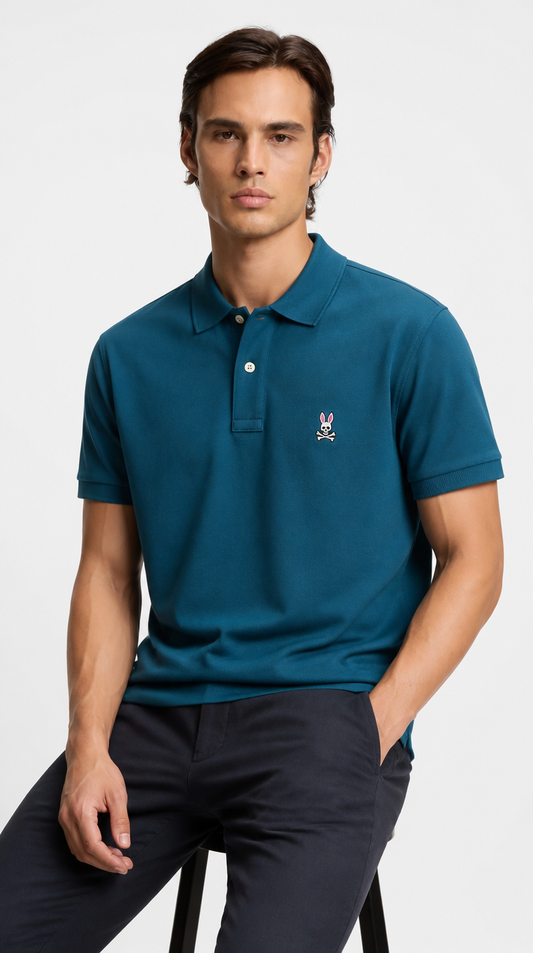 Polo Algodón PB Aguamarino