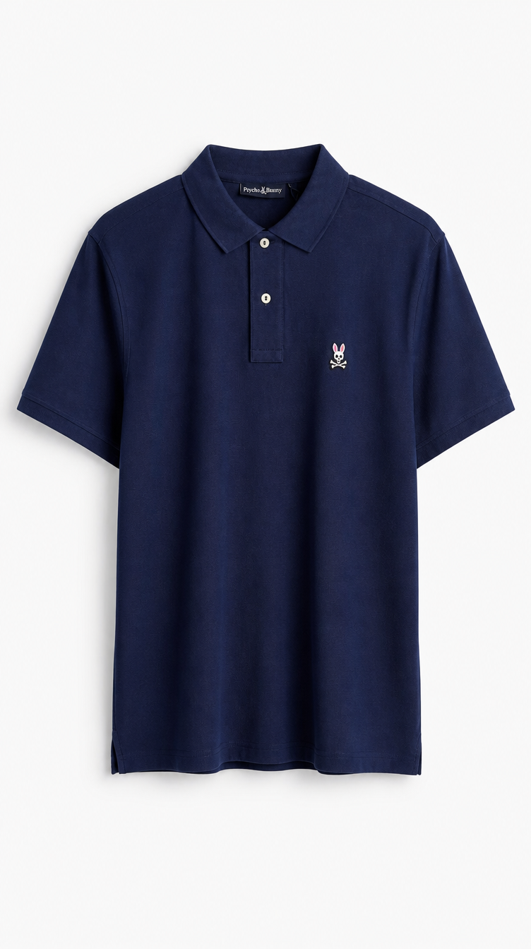 Polo Algodón PB Azul Oscuro
