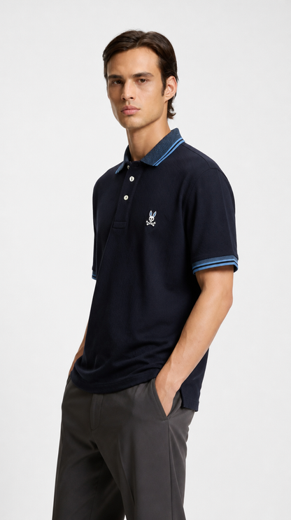Polo Algodón PB Azul Oscuro